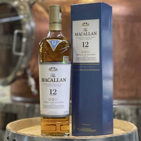 Viskijs Macallan 12YO Fine Oak Single Malt 0,7l 40%
